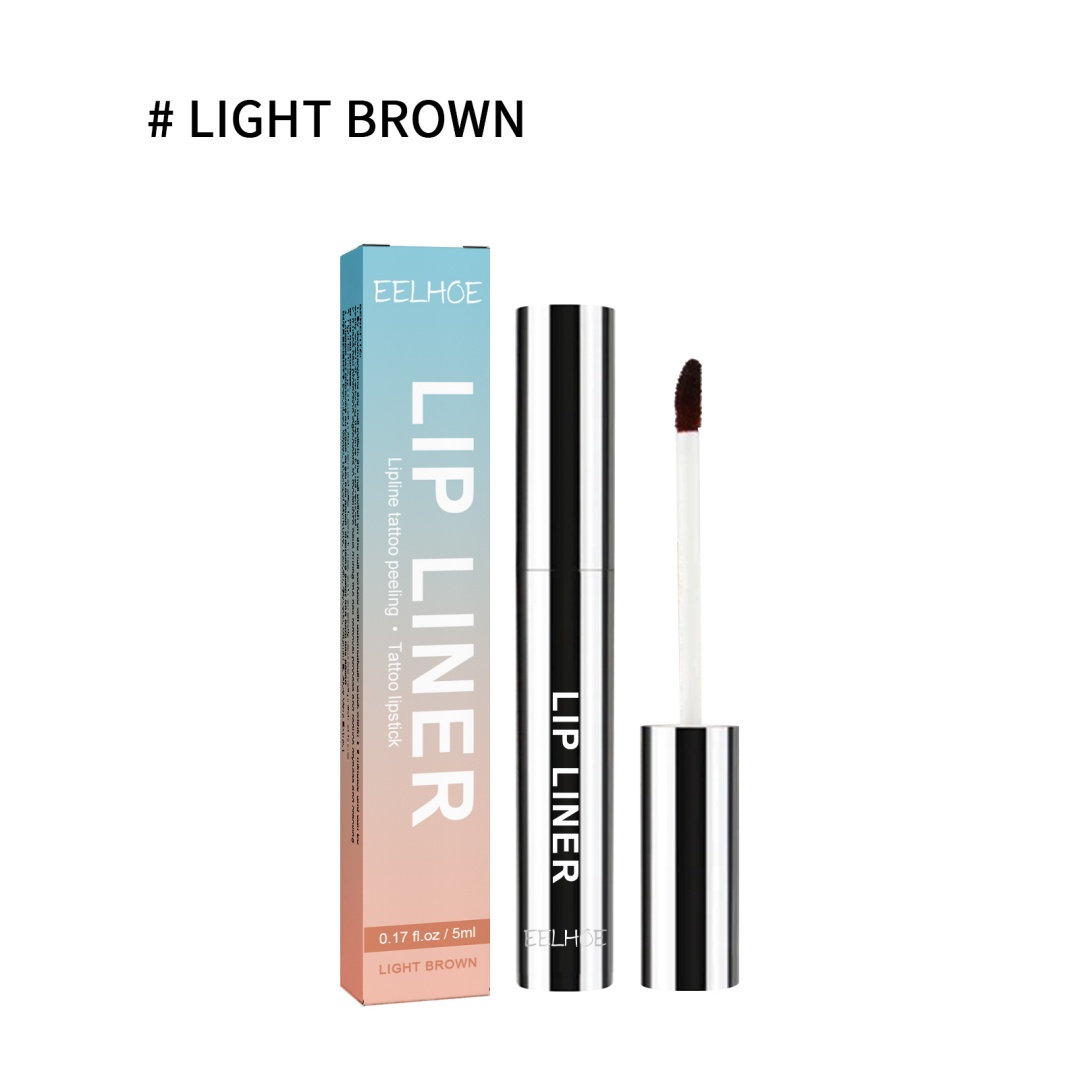 ลิปไลเนอร์ลอกออก สีน้ำตาลอ่อน